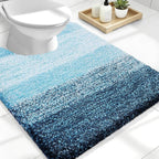 OLANLY Luxury Toilet Rugs U-Shaped 24x20, Extra Soft and Absorbent Microfiber by OLANLY
