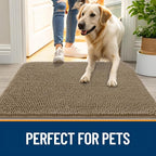 OLANLY Dog Door Mat for Muddy Paws 47x24, Absorbs Moisture and Dirt, Absorbent - Image 6