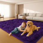 5x7 Plush Fluffy Area Rugs, Large Soft Carpet, Upgraded Non-Slip Rectangular Rug by Mtandyx