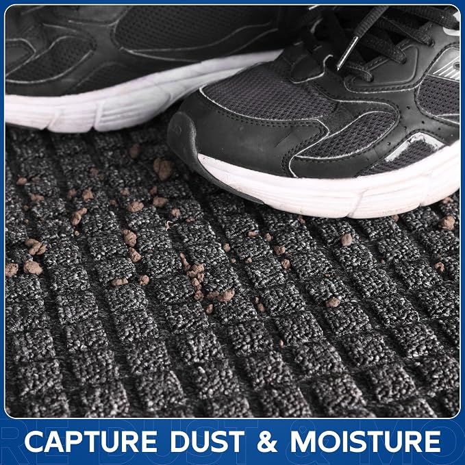 Durable Front Door Mat, Non-Slip Rubber Backing, Stain and Fade Resistant - Image 2