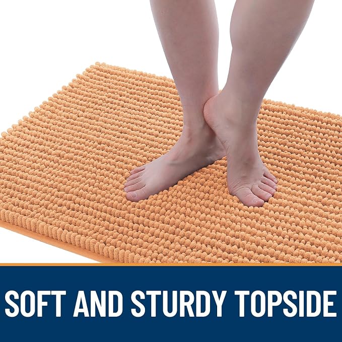 OLANLY Dog Door Mat for Muddy Paws 36x24, Ultra Absorbent Chenille Mud Doormat - Image 3