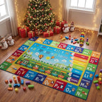 Unirea 5x7 Kids Rug for Playroom Bedroom Classroom, Washable Educational Play - Image 7