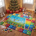 Unirea 8x10 Kids Rug for Playroom Classroom Bedroom, Washable Educational Play by UNIREA
