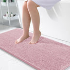 OLANLY Large Bathroom Rugs 45x27, Extra Soft Absorbent Chenille Bath Rugs by OLANLY