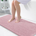 OLANLY Bathroom Runner Rugs 47x24, Soft Absorbent Chenille Bath Rugs, Rubber by OLANLY
