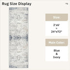 Soalmost Runner Rug 2x6 Washable Non-Slip Kitchen Runner Rugs - Image 5