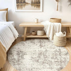 UERMEI 5ft Round Area Rug Living Room Rugs - Image 4