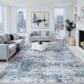 9x12 Area Rugs Washable Rug:Anti-Skid Abstract Modern Living Room Rug Soft Thin by Crority