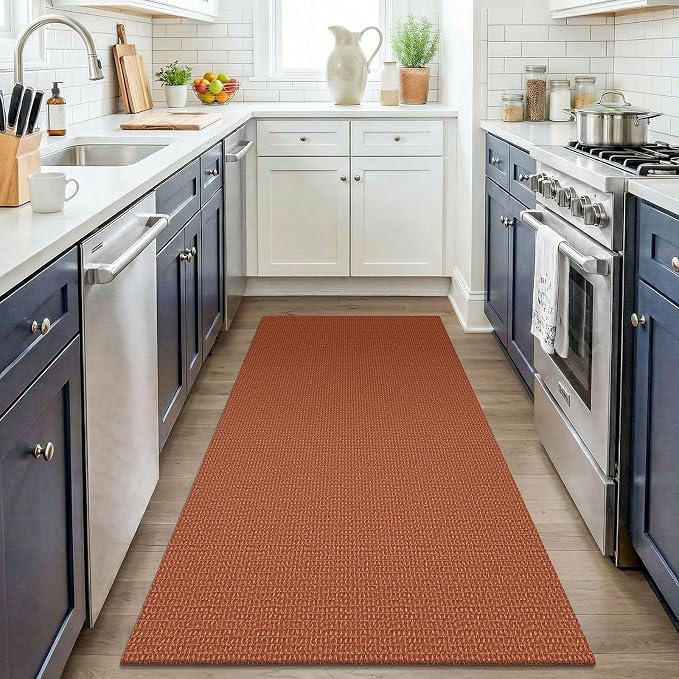 KOZYFLY Washable 3x4 Woven Entry Area Rug, Braided Throw Rugs - Image 2