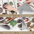 Vaukki Boho Kitchen Rug Sets 3 Pieces, Washable Kitchen Mats - Image 4