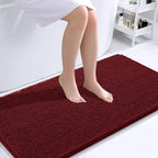 OLANLY Large Bathroom Rugs 40x24, Extra Soft Absorbent Chenille Bath Rugs by OLANLY