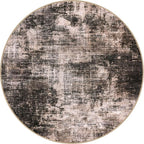 IOHOUZE Abstract Round Area Rug 6 Ft Washable Circle Rugs Large Round Rug Non - Image 9