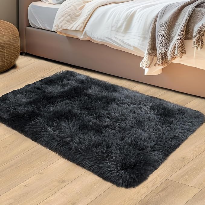 Mugorn 2x3 Rugs for Bedroom, Fluffy Area Rugs for Living Room, Soft Shag Kids - Image 7