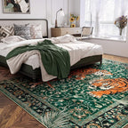 Moynesa Tiger Washable Rugs, 8x10 Area Rugs - Image 9
