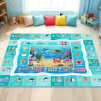 ABC Kids Ocean Rug for Playroom, 3x5 ft Alphabet Classroom Rug, Educational - Image 7