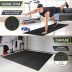 ProsourceFit Exercise Puzzle Mat 1/2-inch, EVA Interlocking Foam Floor Tiles - Image 3