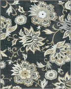Lahome Black Outdoor Rug 8x10, Non Slip Indoor Outdoor Patio Rug - Image 6