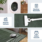 Rug Runners for Hallways 2x8 Washable Kitchen Runner Rug Non Slip Low Pile - Image 6