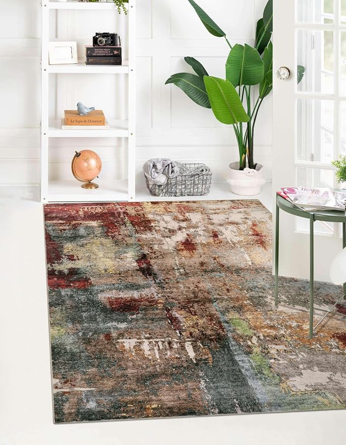 Lahome Modern Abstract 5x7 Area Rugs by Lahome