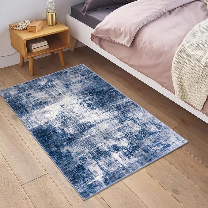 IOHOUZE Small Abstract Area Rug 2x3 Ft Entryway Rugs Washable Door Mat Indoor - Image 3