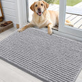 OLANLY Dog Door Mat for Muddy Paws 36x24, Ultra Absorbent Chenille Mud Doormat by OLANLY