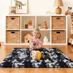 Black and White Rugs for Bedroom, 4x6 Fluffy Area Rugs for Living Room - Image 6
