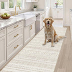cotiled Hallway 2.6x10 Runner Rugs: Washable Boho Rugs - Image 5