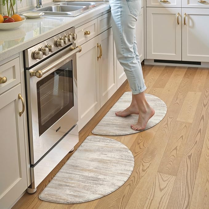 KIMODE Anti Fatigue Mats for Kitchen Floor, Comfort Standing Mats, Abstract by StayinComfortCookwithJoy