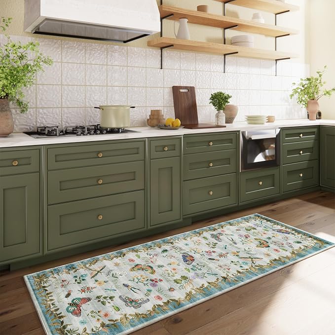 Machine Washable Runner Rug for Entryway: 2'x6' Kitchen Rugs Stain Resistant - Image 8