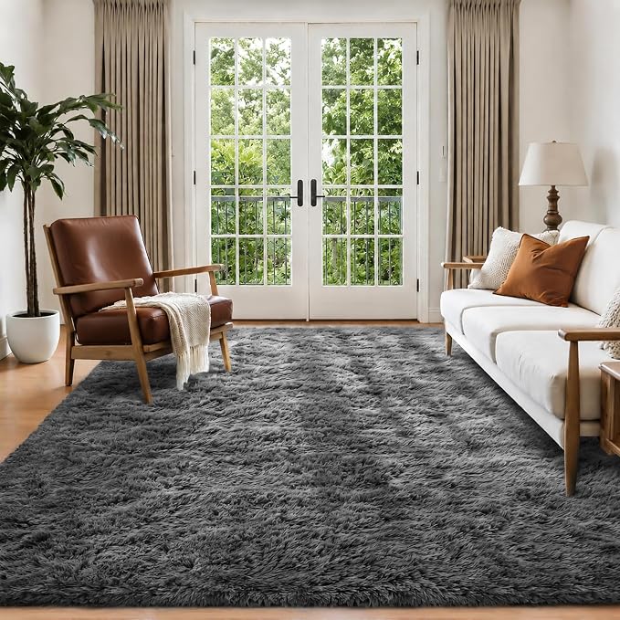 6x9 Area Rug for Living Room: Ultra Soft Fluffy Rug Modern Large Thicked Shag - Image 3