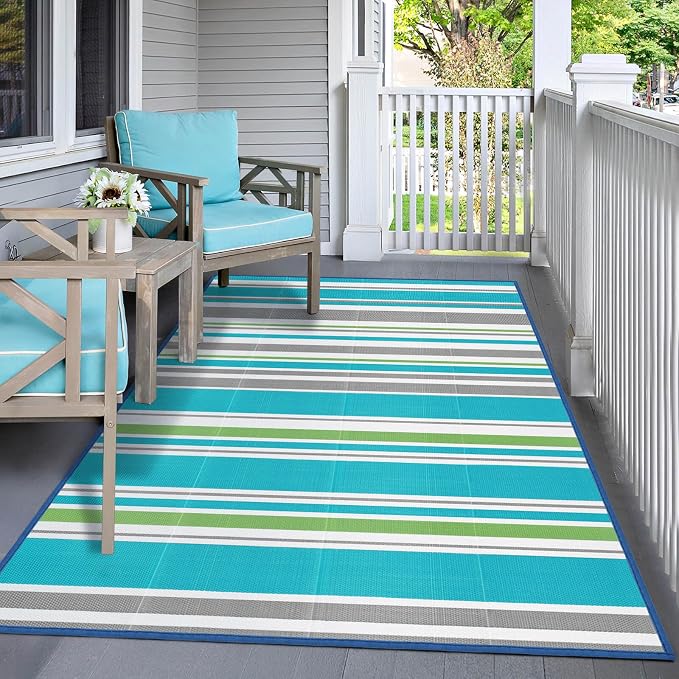 Outdoor Patio Plastic Rug Waterproof - Image 4