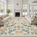 10x14 Area Rugs Washable Rug: Large Boho Living Room Rug Soft Non-Slip Low Pile by Yidanamy