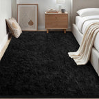Area Rug for Living Room Bedroom: 4x6 Soft Fluffy Shag Rugs Upgrade Non-Slip - Image 4