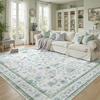 DCX Green 8x10 Rug, Kid & Pet Friendly - Image 3