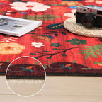 Rugcomf Runner Rug for Hallways Kitchen Rug Non Slip 2'x 6' Washable Runner Rugs - Image 4