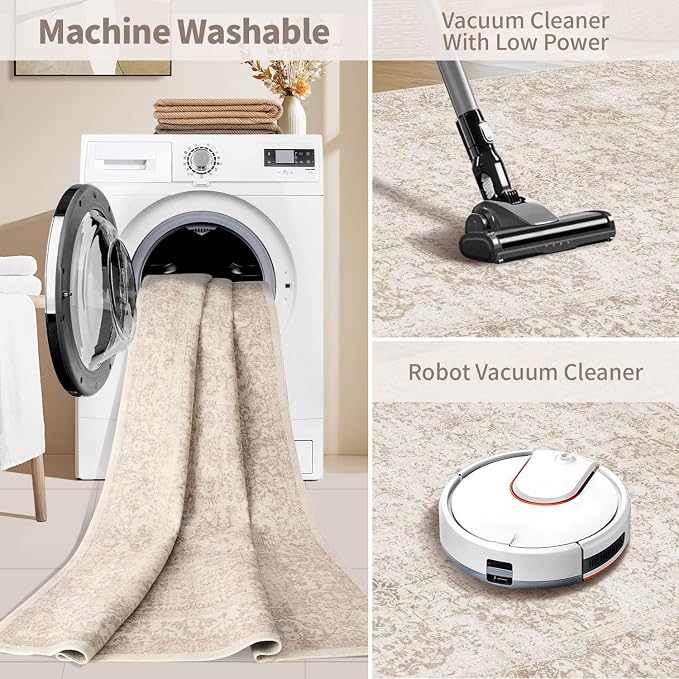 Rugxara 10x14 Washable Area Rug - Image 5