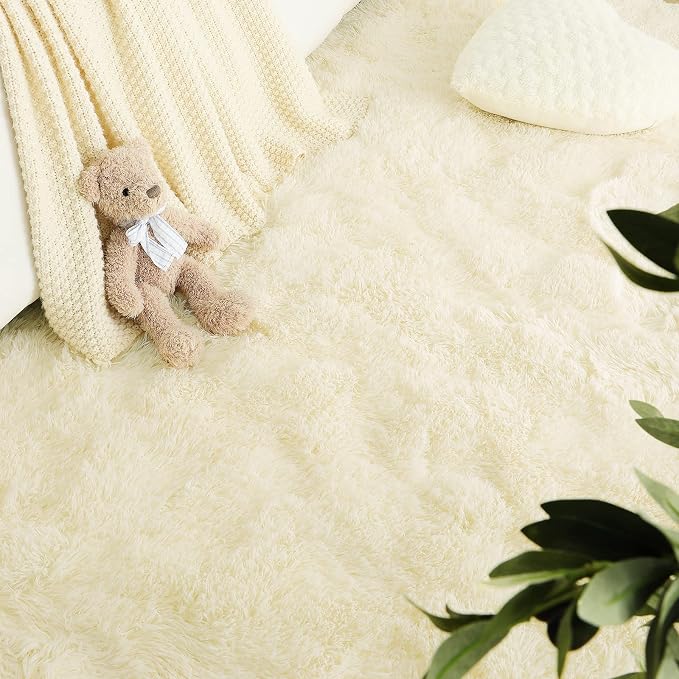 LOCHAS Ultra Soft Indoor Modern Area Rugs Fluffy Living Room Carpets - Image 5