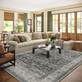 Machine Washable Rugs for Living room: 8x10 bedroom Rug Vintage Boho Area Rug by palohom