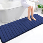 OLANLY Memory Foam Long Bathroom Rugs Runner 70x24, Super Soft Absorbent Bath by OLANLY