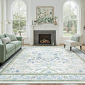 DCX Green 8x10 Rug, Kid & Pet Friendly by DCXWashableRug