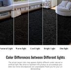 8x10 Black Rug for Living Room Bedroom, Large Big Fluffy Modern Area Rugs for - Image 4