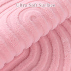Pauwer Pink Area Rug for Girls Bedroom 3x5 Soft Fluffy Non Slip Machine - Image 3