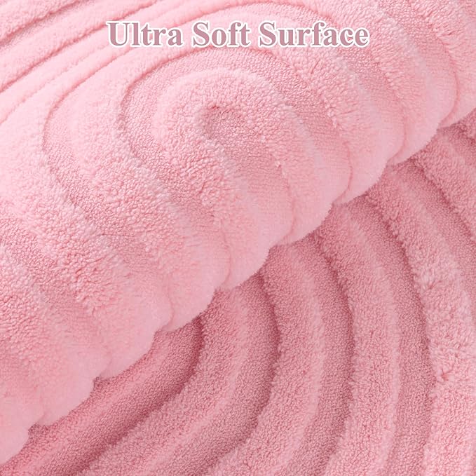 Pauwer Pink Area Rug for Girls Bedroom 2x3 Soft Fluffy Non Slip Machine - Image 3