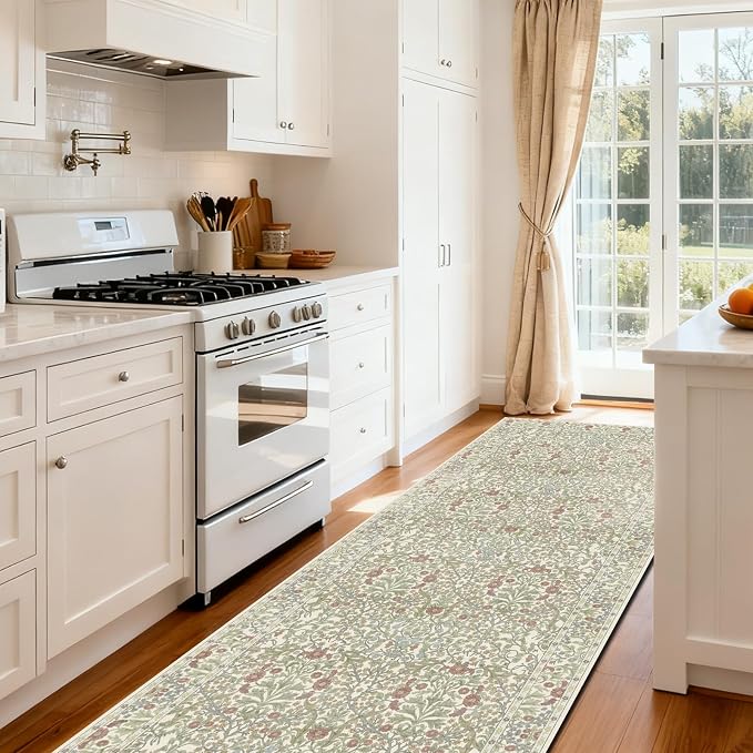 Washable 2'6" x 10' Runners for Hallways, Non Slip Long Floor Runner for Kitchen - Image 3