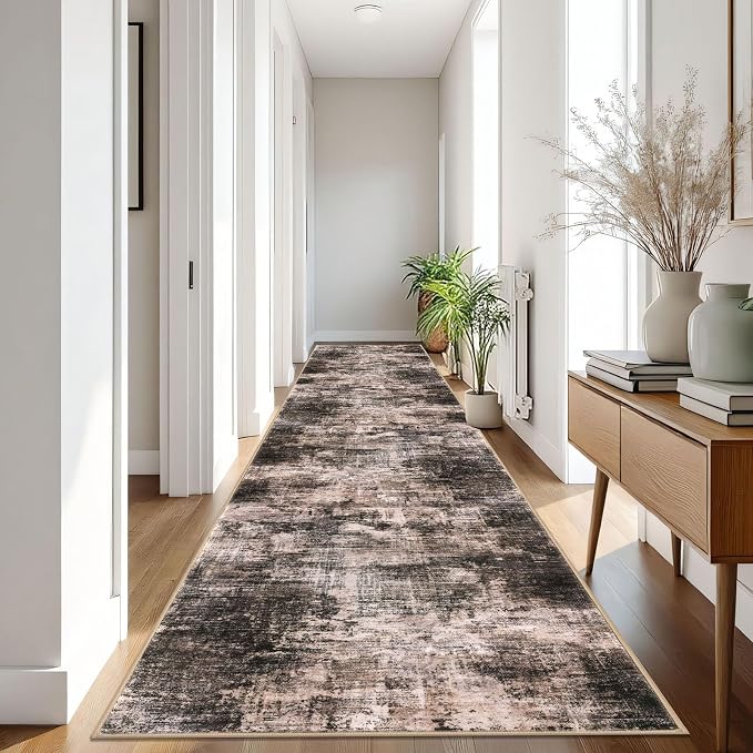 IOHOUZE Abstract Runner Rug 3x16 Ft Washable Runners - Image 8