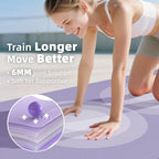 Extra Large Yoga Mat – 72"x48" or 78"x57", 1/4"–1/2" Thick Mat - Image 4