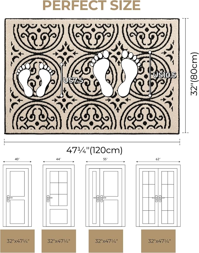 GRANNY SAYS Door Mat Indoor Entrance Non-Slip, Welcome Mats Front Door Mat - Image 2