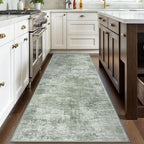 IOHOUZE Abstract Runner Rug 3x8 Ft Washable Runners - Image 2