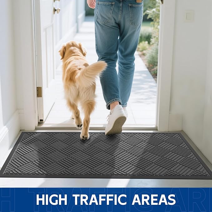Durable Indoor Outdoor Door Mat, Non-Slip Backing, Stain and Fade Resistant - Image 6