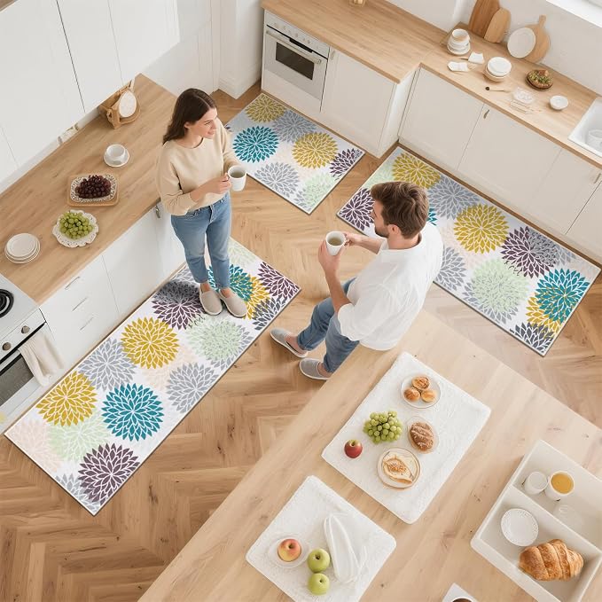 Ileading Boho Kitchen Rugs Sets 3 Piece - Image 7